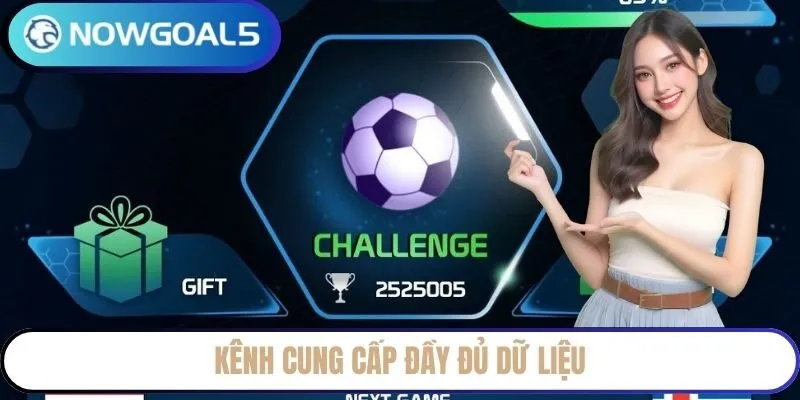 Kênh cung cấp đầy đủ dữ liệu